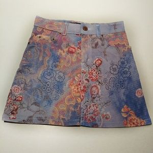 🌹Vintage Inspired Floral Jean Skirt🌹